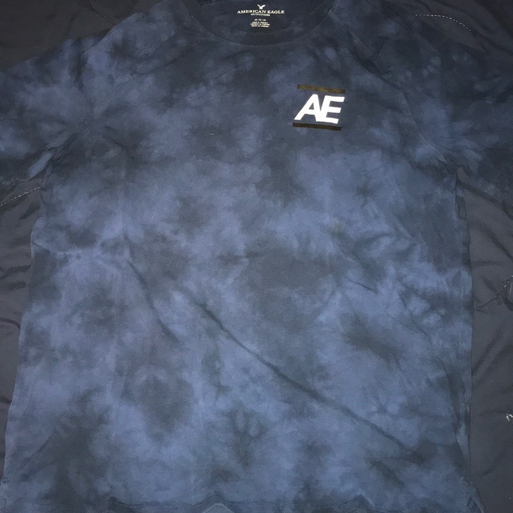 Blue Tie Dye American Eagle T-Shirt